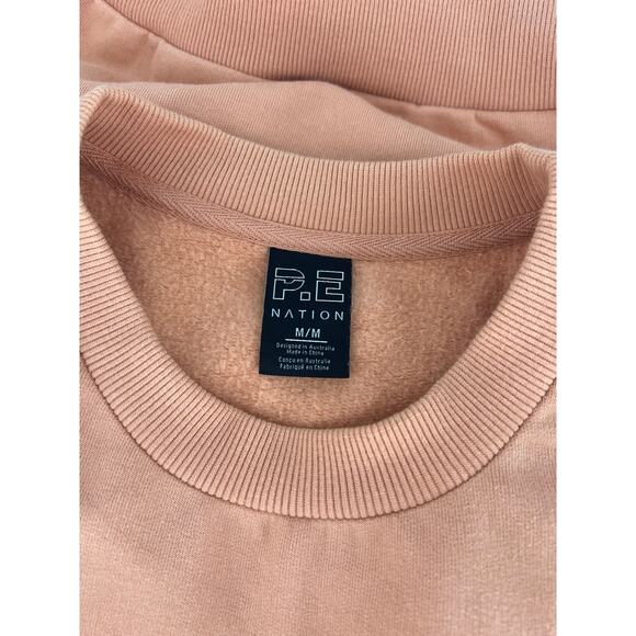 PE Nation Eastbrook Sweater in Coral Mid - Picture 10 of 15